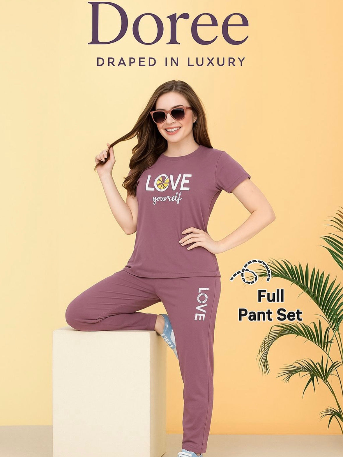 Doree premium soft&comfy cotton nightsuit